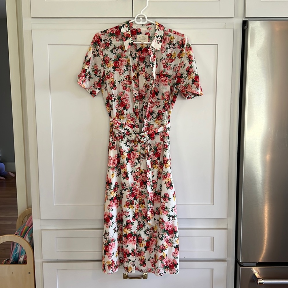 Lexia Dress, Rose Bouquet, Sz 36